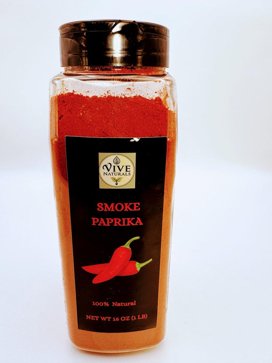 Vive Naturals Smoked Paprika Powder – Large 1 lb Bulk Bag – Premium Spanish Paprika with Bold, Smoky Flavor for Cooking & Recipes